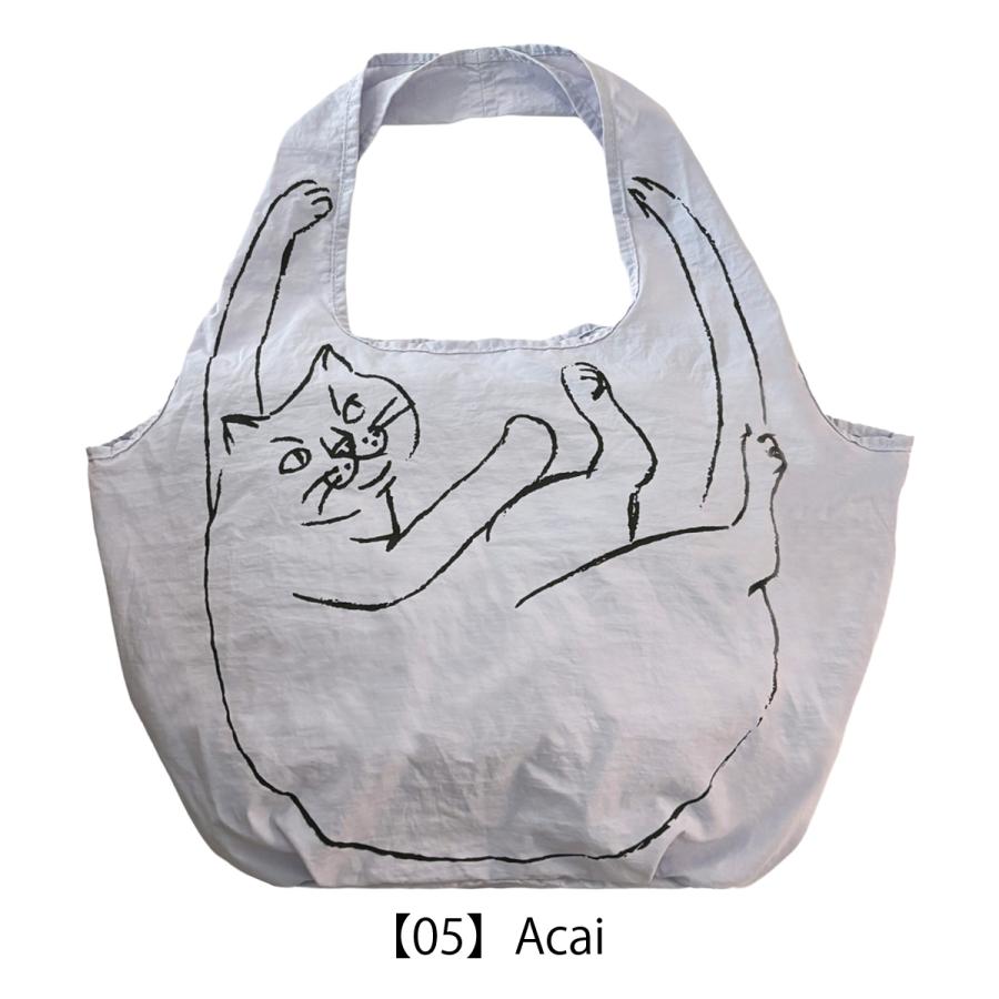 ルートート トートバッグ 折りたためる 猫 ネコ レディース 3543 ROOTOTE EU.RS.ブラサガリネコ-B パッカブル エコバッグ サブバッグ 軽量 大容量 | ROOTOTE | 17