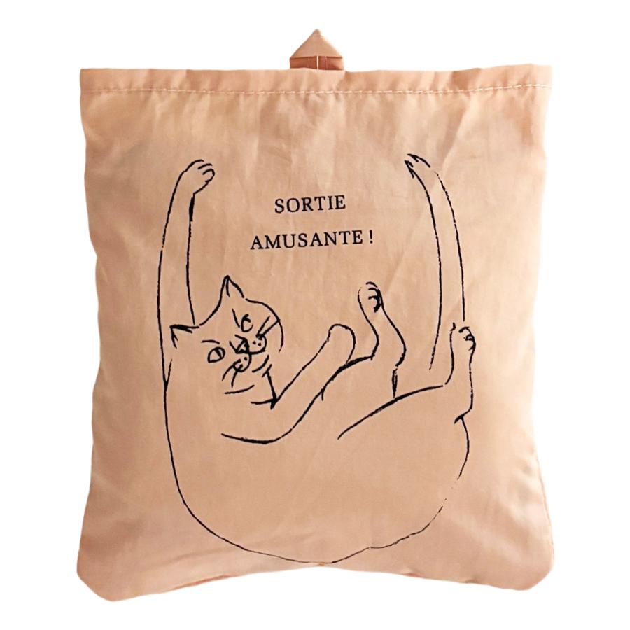 ルートート トートバッグ 折りたためる 猫 ネコ レディース 3543 ROOTOTE EU.RS.ブラサガリネコ-B パッカブル エコバッグ サブバッグ 軽量 大容量 | ROOTOTE | 10