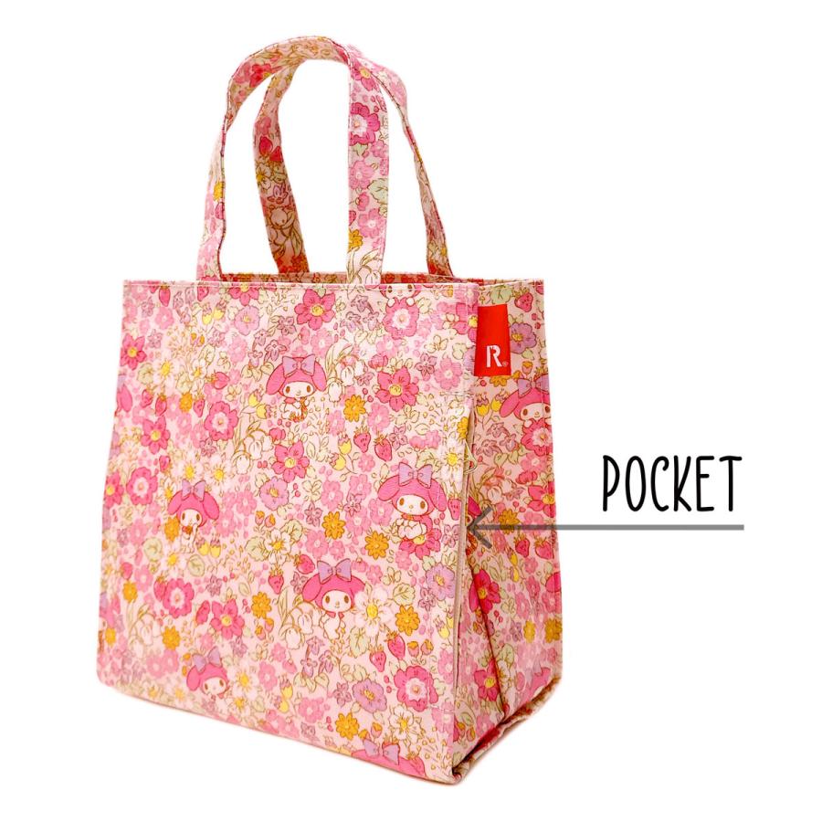 サンリオ ルートート ミニトート トートバッグ ハローキティ マイメロディー シナモロール レディース 8472 ROOTOTE 花柄 総柄 ラミネート加工 | ROOTOTE | 05