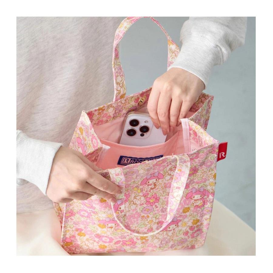 サンリオ ルートート ミニトート トートバッグ ハローキティ マイメロディー シナモロール レディース 8472 ROOTOTE 花柄 総柄 ラミネート加工 | ROOTOTE | 07