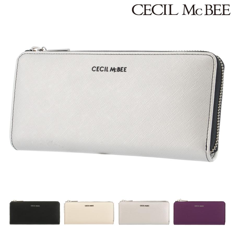 激安の L字ファスナー 長財布 セシルマクビー ダブル ブランド かわいい シンプル Mcbee Cecil レディース661 長財布 カラー 22 シルバー Www Unit7studios Co Uk