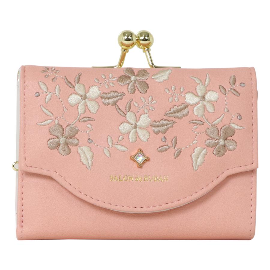 SALON de RUBAN サロン ド ルヴァン がま口財布 三つ折り 三 SALON de RUBAN サロン ド ルヴァン がま口財布 三つ折り 三