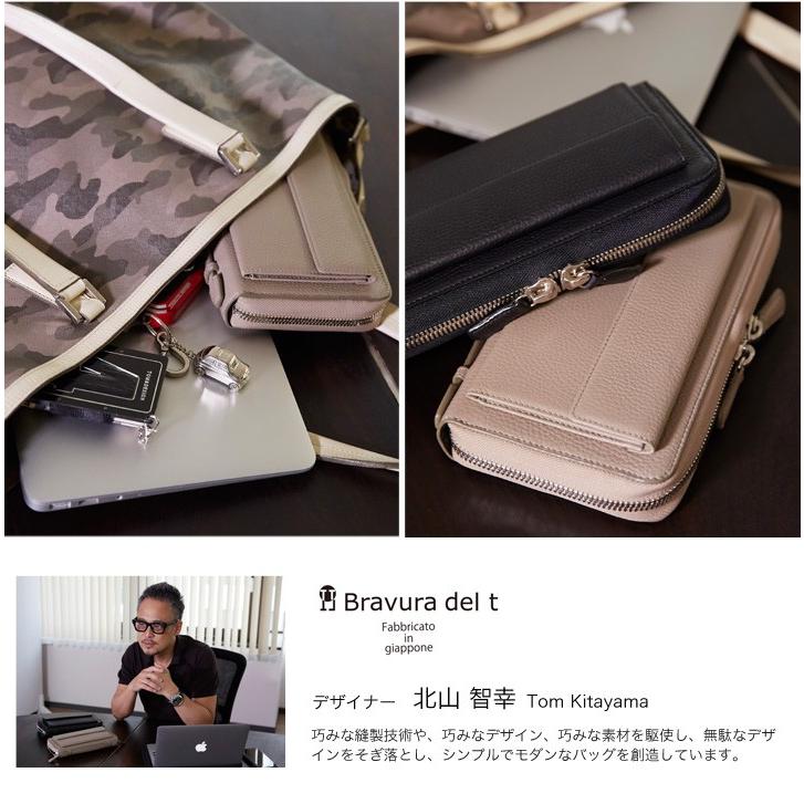 ブラビューラ デル ティ スマートクラッチ 多機能 メンズ 当社限定 別注モデル T Bravura Del T 長財布 ラウンドファスナー 大容量 本革 T リチャードyahoo 店 通販 Yahoo ショッピング