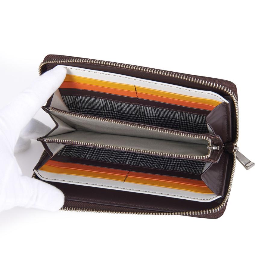 TAKEO KIKUCHI タケオキクチ 長財布 ラウンドファスナー 本革