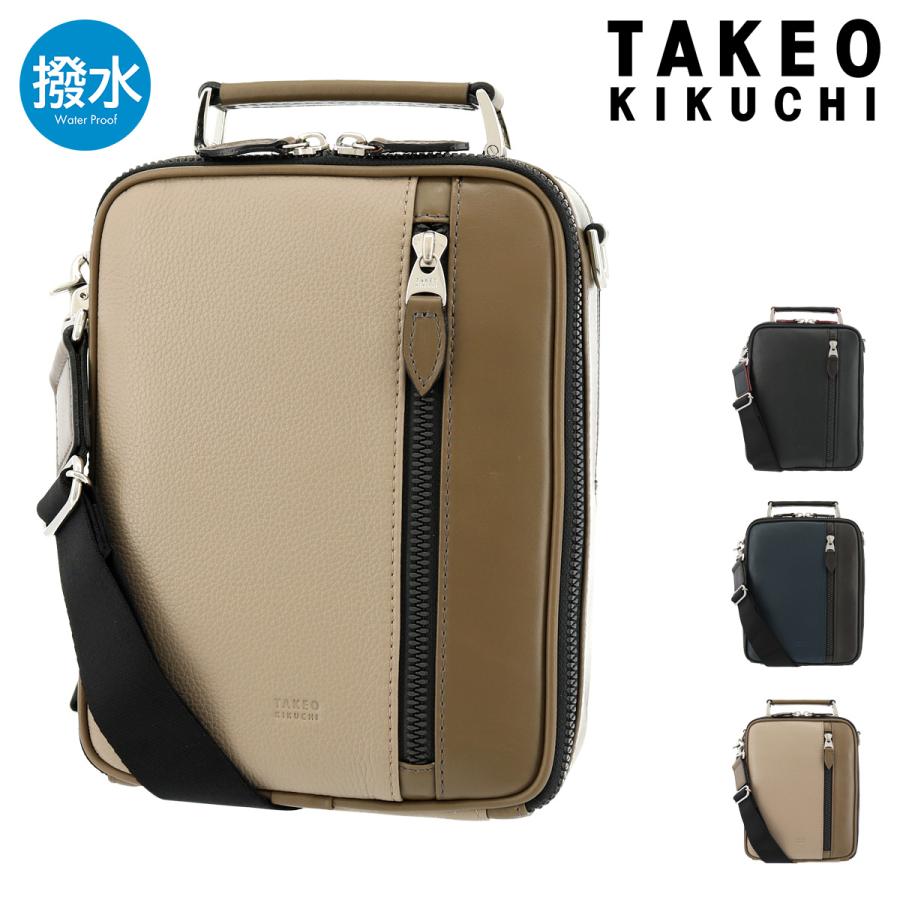 アウトレット セール価格 タケオキクチ ショルダーバッグ 2way 縦型 撥水 本革 レザー ドライブ メンズ Takeo Kikuchi 肩掛け 斜め掛け ドライビングトート 牛革 長期在庫品 Www Superavila Com