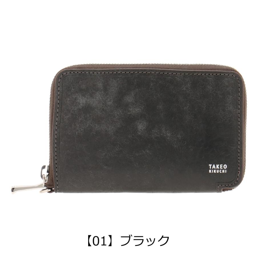 タケオキクチ 二つ折り財布 ミニ財布 ラウンドファスナー マルゴ メンズ Takeo Kikuchi Box型小銭入れ 牛革 本革 レザー Takeo リチャードyahoo 店 通販 Yahoo ショッピング