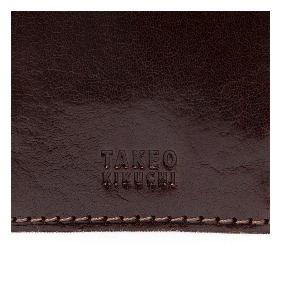 TAKEO KIKUCHI（タケオキクチ） 財布 小銭入れ BOX型 本革 エリア