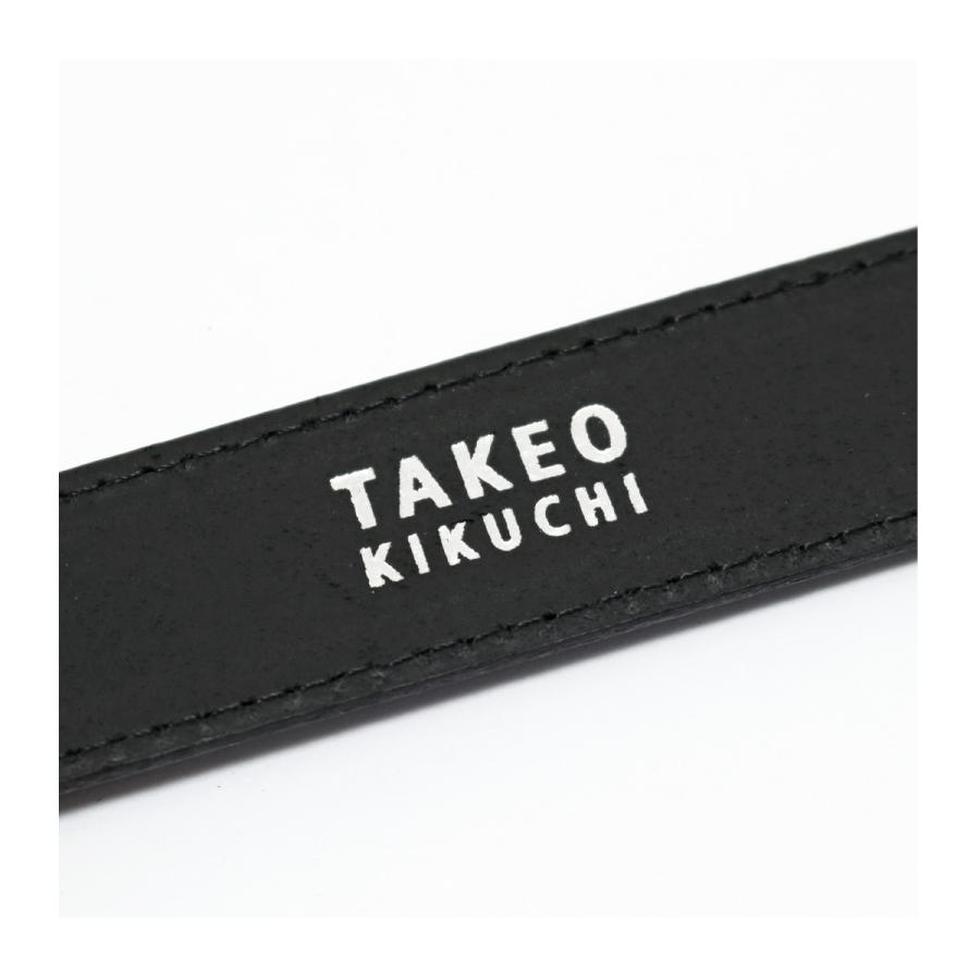 【新品未使用】TAKEO KIKUCHI タケオキクチ 牛革 ベルト ブラック TAKEO KIKUCHI（タケオキクチ） ベルト 0060123 TAKEO KIKUCHI 日本製