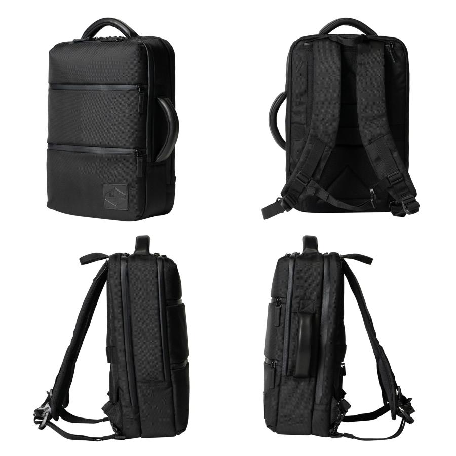 SIMCLEAR リュック バックパック ブラック ポーチ付き TSUNAGUBAG SQUARE バックパック SIMCLEAR リュック ツナグバッグ A4