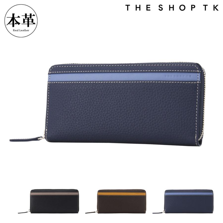 THE SHOP TK ザ・ショップ・ティーケー 長財布 ラウンドファスナー S