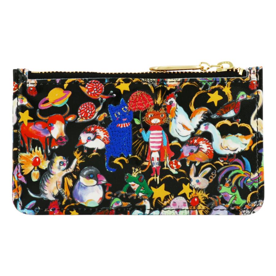 ツモリチサト キャリー フラグメントケース 本革 レディース 日本製 57720 森のどうぶつたち tsumori chisato CARRY 刺繍  カードケース 小銭入れ コインケース tsumori chisato CARRY カードケース ツモリチサト キャリー フラグメントケース 本革  レディース 日本製 ...