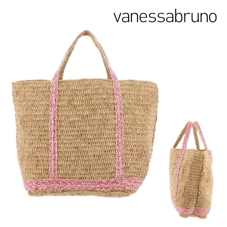 新品ヴァネッサブリューノ　vanessabrunoトートバッグ　 くすみピンク vanessabruno ヴァネッサブリューノ トートバッグ CABAS M