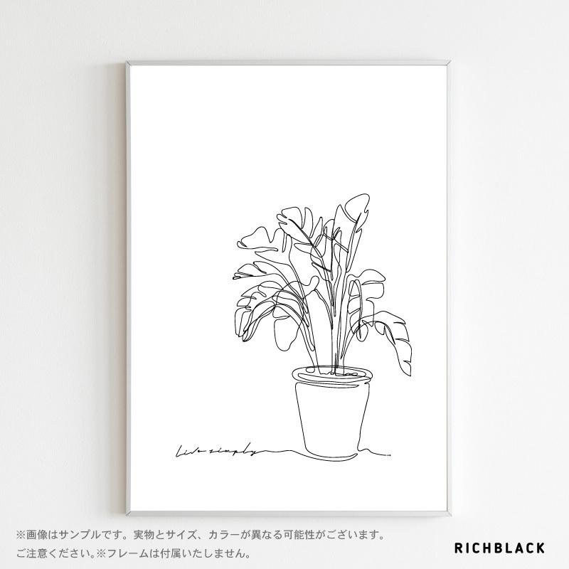 全3色 Live Simply 線画 ポスター 韓国風 韓国 インテリア 一筆書き 抽象画 ラインアート Rb0336 1a2 Richblack 通販 Yahoo ショッピング