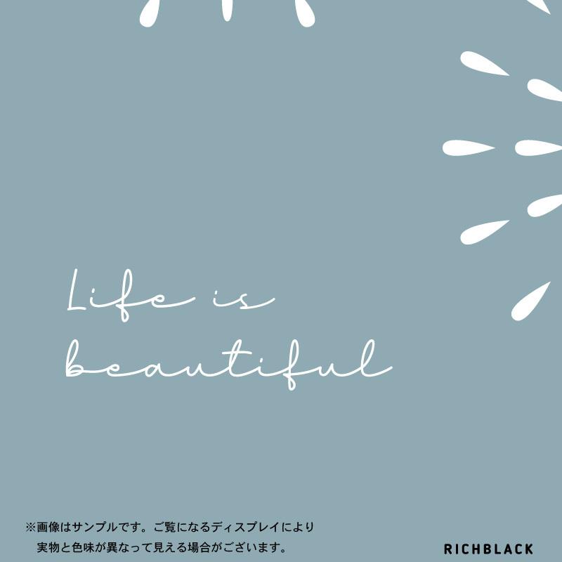 シンプル 花火 Life is beautiful ポスター A1｜richblack｜04