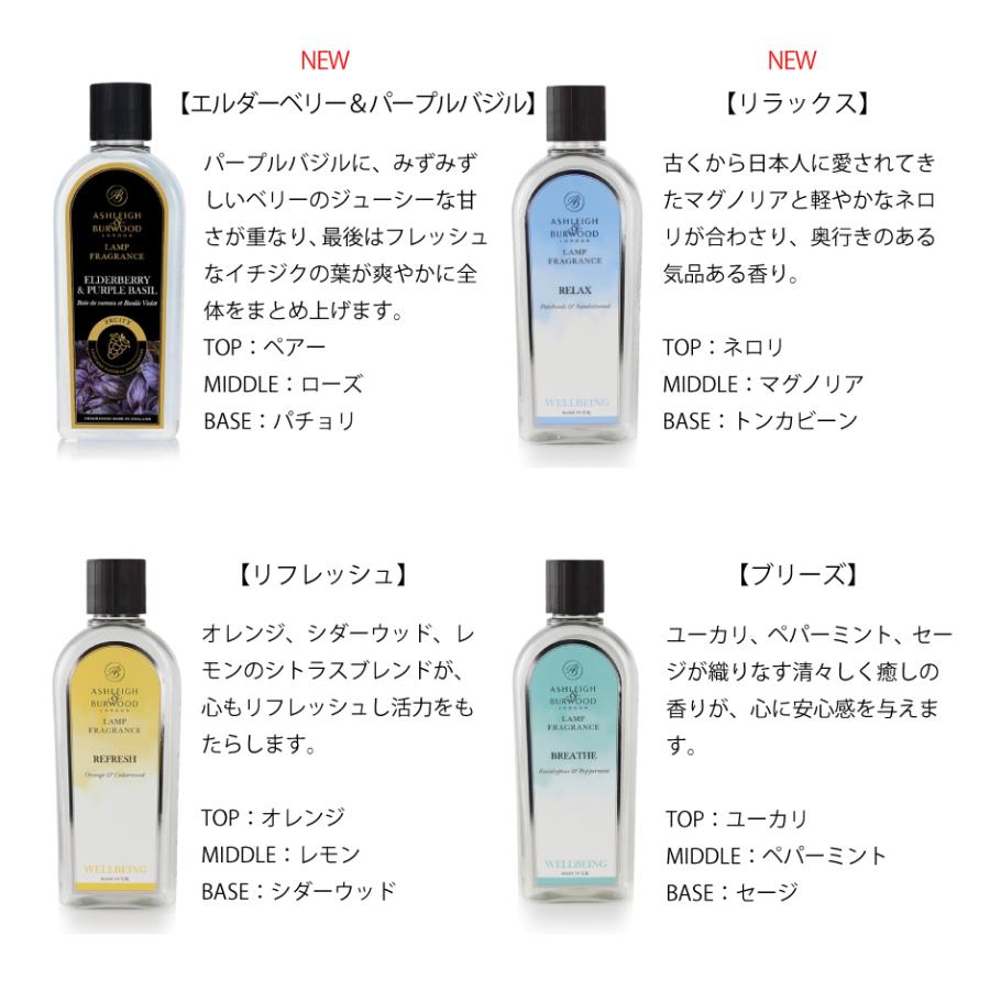 アシュレイ＆バーウッド フレグランスランプとフレグランスオイルの