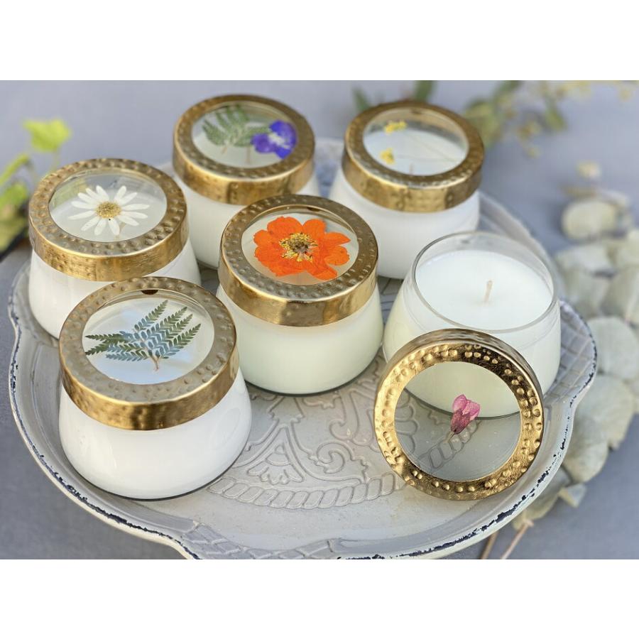 ROSY RINGS（ロージーリングス）プレストフローラルキャンドル（アロマキャンドル） オレンジブロッサム&オスマンサス rrpfc