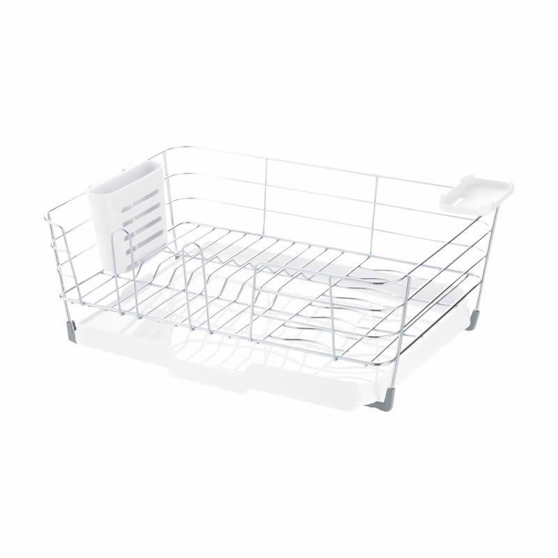 水切りラック シェリー ワイヤー水切りセット M リッチェル 水切りかご 水切りトレー シンク キッチン 台所 | リッチェル | 01
