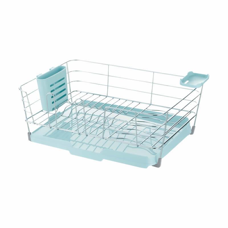 水切りラック シェリー ワイヤー水切りセット M リッチェル 水切りかご 水切りトレー シンク キッチン 台所 | リッチェル | 02