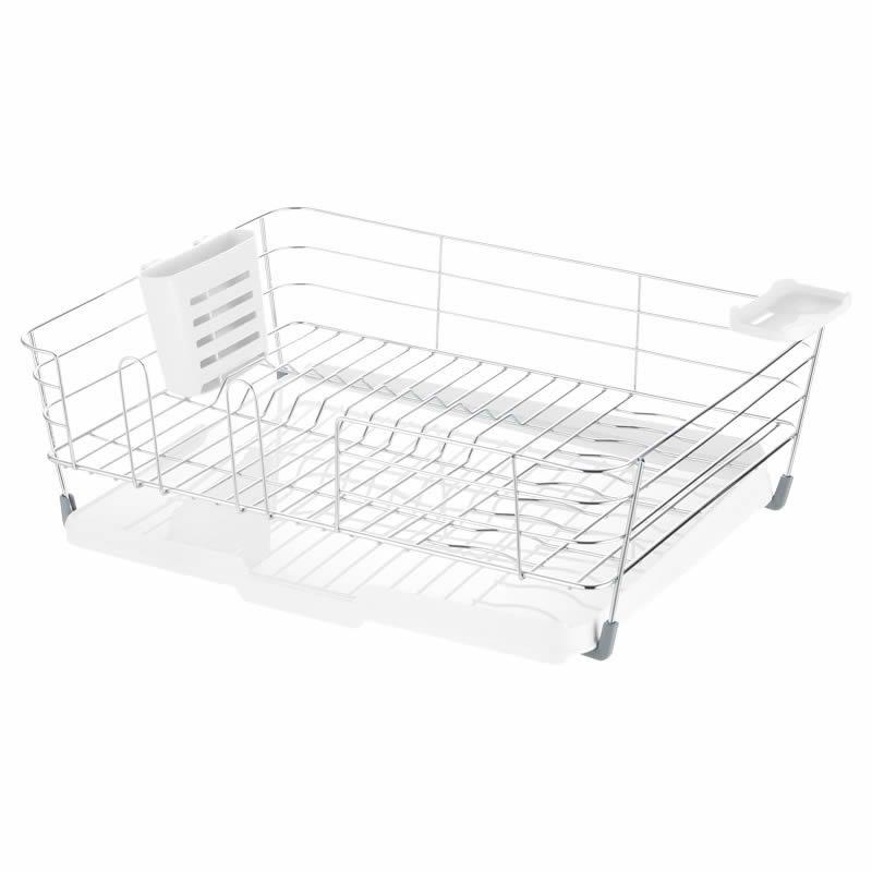 水切りラック シェリー ワイヤー水切りセット L リッチェル 水切りかご 水切りトレー シンク キッチン 台所 | リッチェル | 01