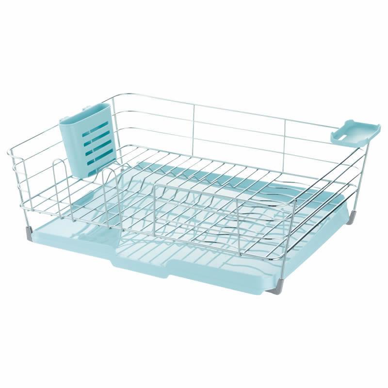 水切りラック シェリー ワイヤー水切りセット L リッチェル 水切りかご 水切りトレー シンク キッチン 台所 | リッチェル | 02