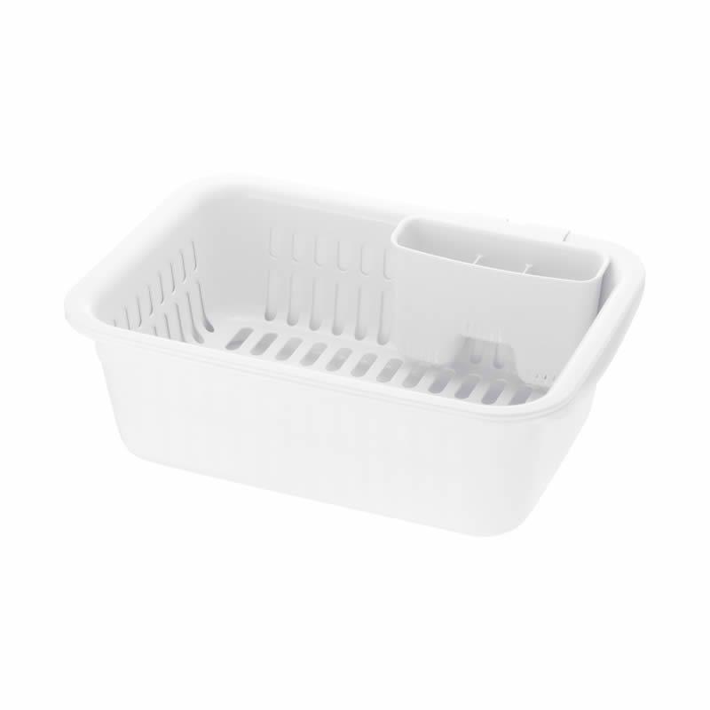 水切りかご シェリー 水切りセット M リッチェル 水切りラック 水切りカゴ シンク キッチン 台所 | リッチェル | 01