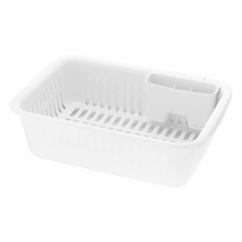 水切りかご シェリー 水切りセット L リッチェル 水切りラック 水切りカゴ シンク キッチン 台所 | リッチェル | 01