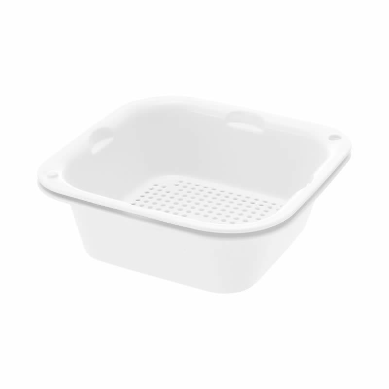 調理用ザル シェリー ザルバッとん 大盛 リッチェル ボウル 野菜 水切り 電子レンジ 調理器具 キッチン | リッチェル | 01