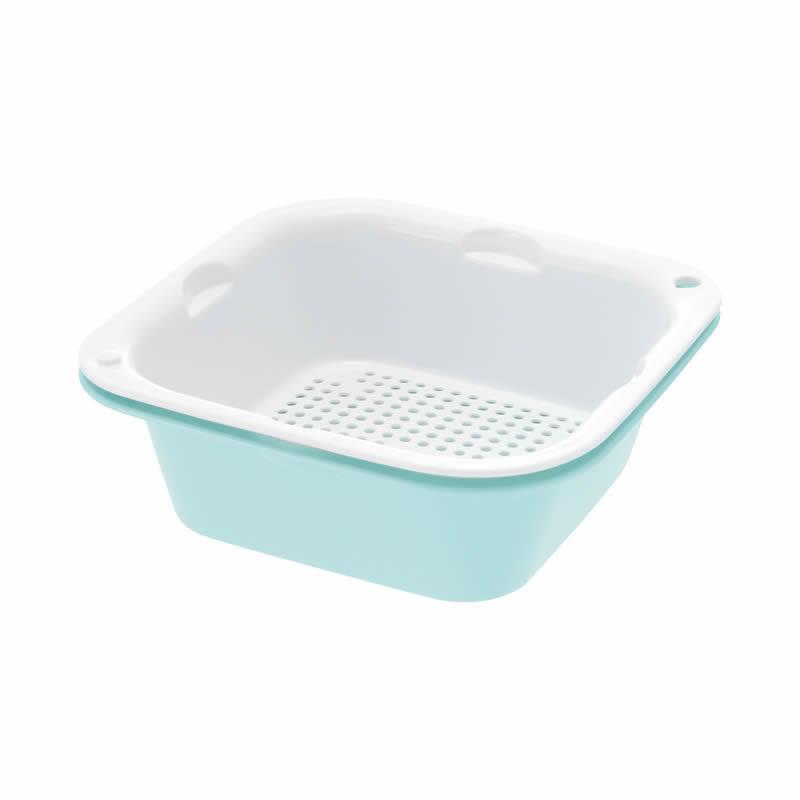 調理用ザル シェリー ザルバッとん 大盛 リッチェル ボウル 野菜 水切り 電子レンジ 調理器具 キッチン | リッチェル | 02