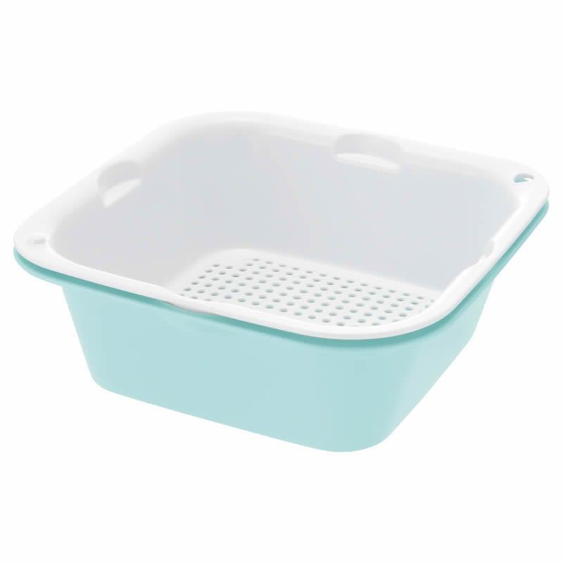 調理用ザル シェリー ザルバッとん 特盛 リッチェル ボウル 野菜 水切り 電子レンジ 調理器具 キッチン | リッチェル | 02