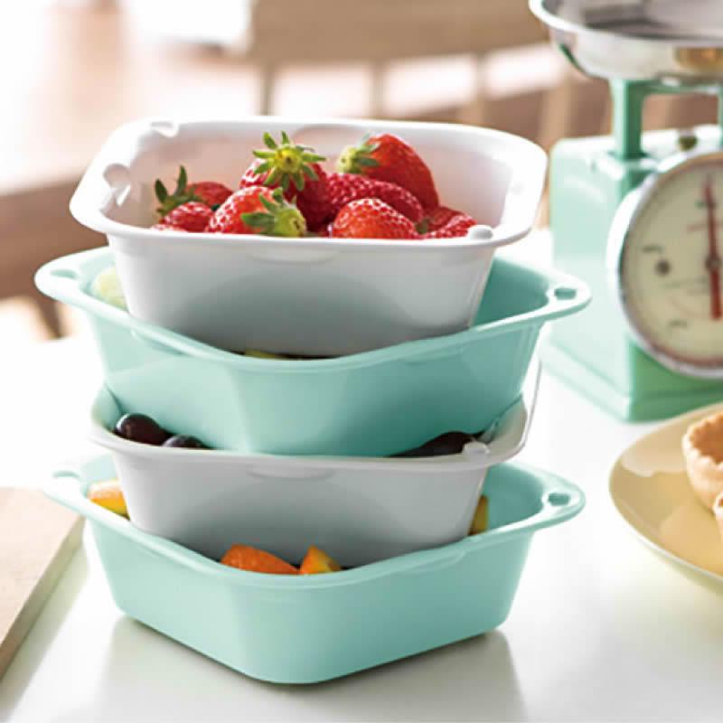 調理用ザル シェリー ザルバッとん 特盛 リッチェル ボウル 野菜 水切り 電子レンジ 調理器具 キッチン | リッチェル | 03