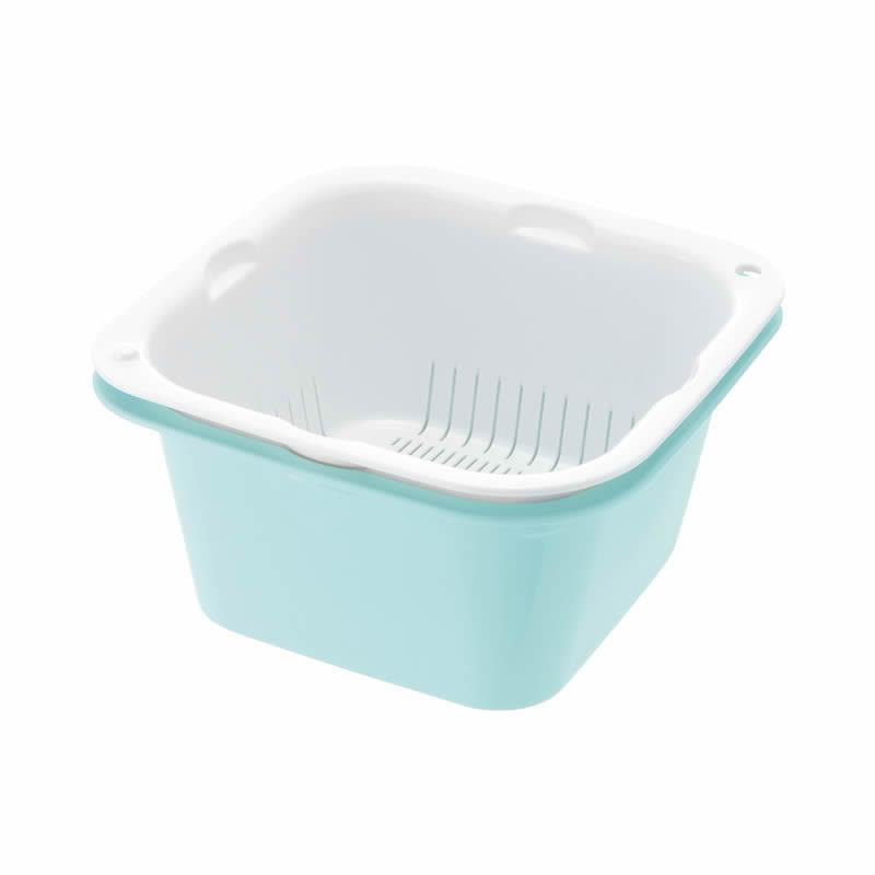 調理用ザル シェリー ザルバッとん 大盛 深 リッチェル ボウル 野菜 水切り 電子レンジ 調理器具 キッチン | リッチェル | 02