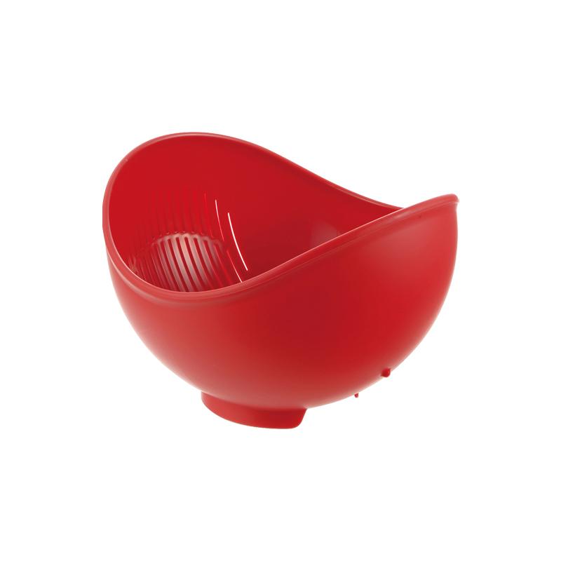 ボウル らくチンお料理ボウル くるっと M リッチェル 調理用 ザル 米とぎ 野菜 水切り キッチン | リッチェル | 02