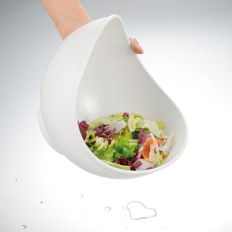 ボウル らくチンお料理ボウル くるっと L リッチェル 調理用 ザル 米とぎ 野菜 水切り キッチン | リッチェル | 03