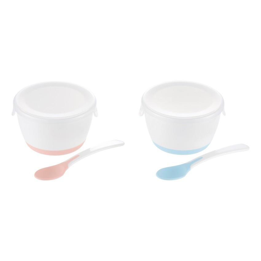 ベビー食器 離乳食 トライ はじめての離乳食カップ(フタ・スプーン付) リッチェル 電子レンジ 赤ちゃん ギフト 出産祝い | リッチェル | 01