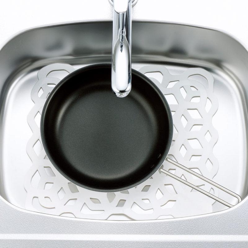 シンクマット ラクール シリコーンマット リッチェル 流し台 シンク保護 滑り止め 傷防止 キッチン | リッチェル | 03