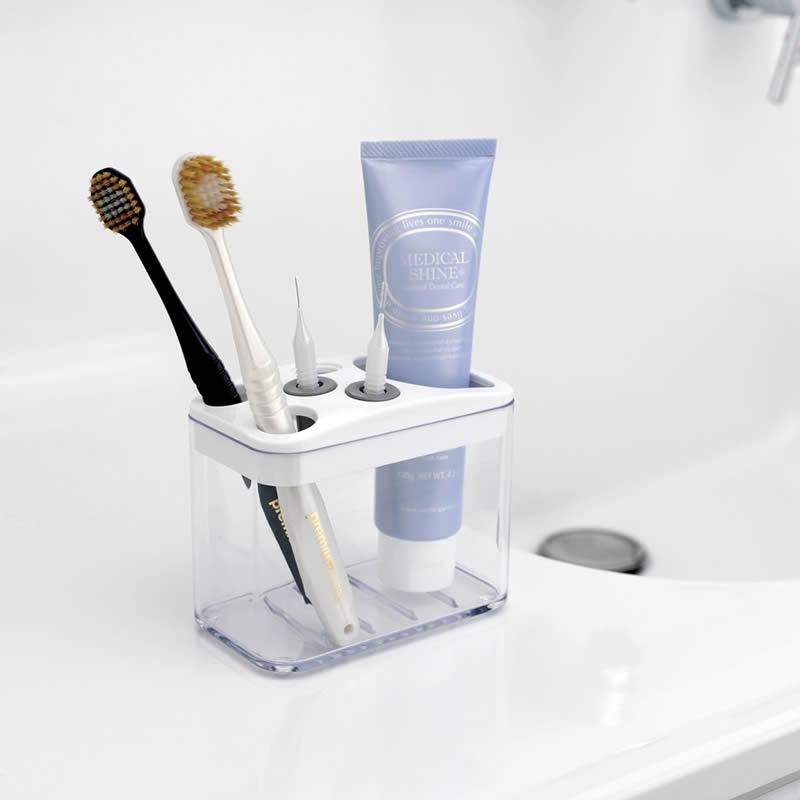 歯ブラシ スタンド ハユール 歯ブラシスタンド 立て おしゃれ 歯間ブラシ 歯磨き粉 リッチェル | リッチェル | 11