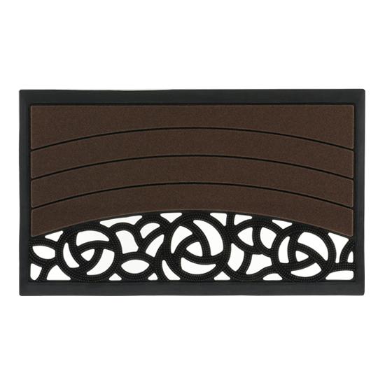 ドアマット 玄関スクエアマットS ローズ柄 リッチェル 75×45cm 玄関マット 屋外 屋内 給水 泥落とし 滑り止め | リッチェル | 01