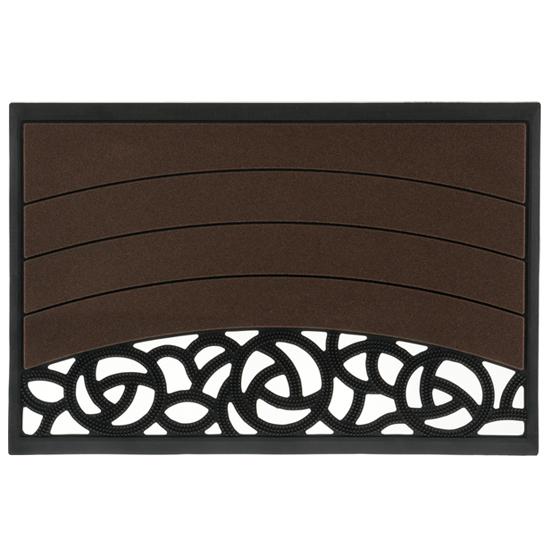 ドアマット 玄関スクエアマットM ローズ柄 リッチェル 90×60cm 玄関マット 屋外 屋内 給水 泥落とし 滑り止め | リッチェル | 01