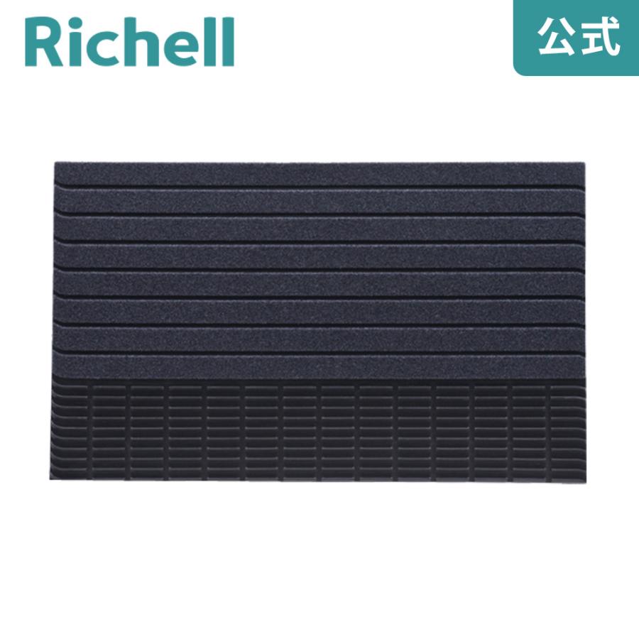 ドアマット 玄関スクエアマットM ストライプ柄 リッチェル 90×60cm 玄関マット 屋外 屋内 給水 泥落とし 滑り止め | リッチェル
