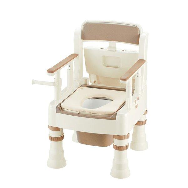 介護 トイレ ポータブルトイレ きらく MY型 高齢者 老人 用品 リッチェル 日本製 公式 | リッチェル | 01