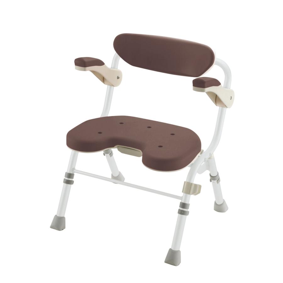 折りたたみシャワーチェア U型 肘掛付 リッチェル Richell 介護 用 品 シャワー チェア ー 風呂 椅子 公式 | リッチェル | 02