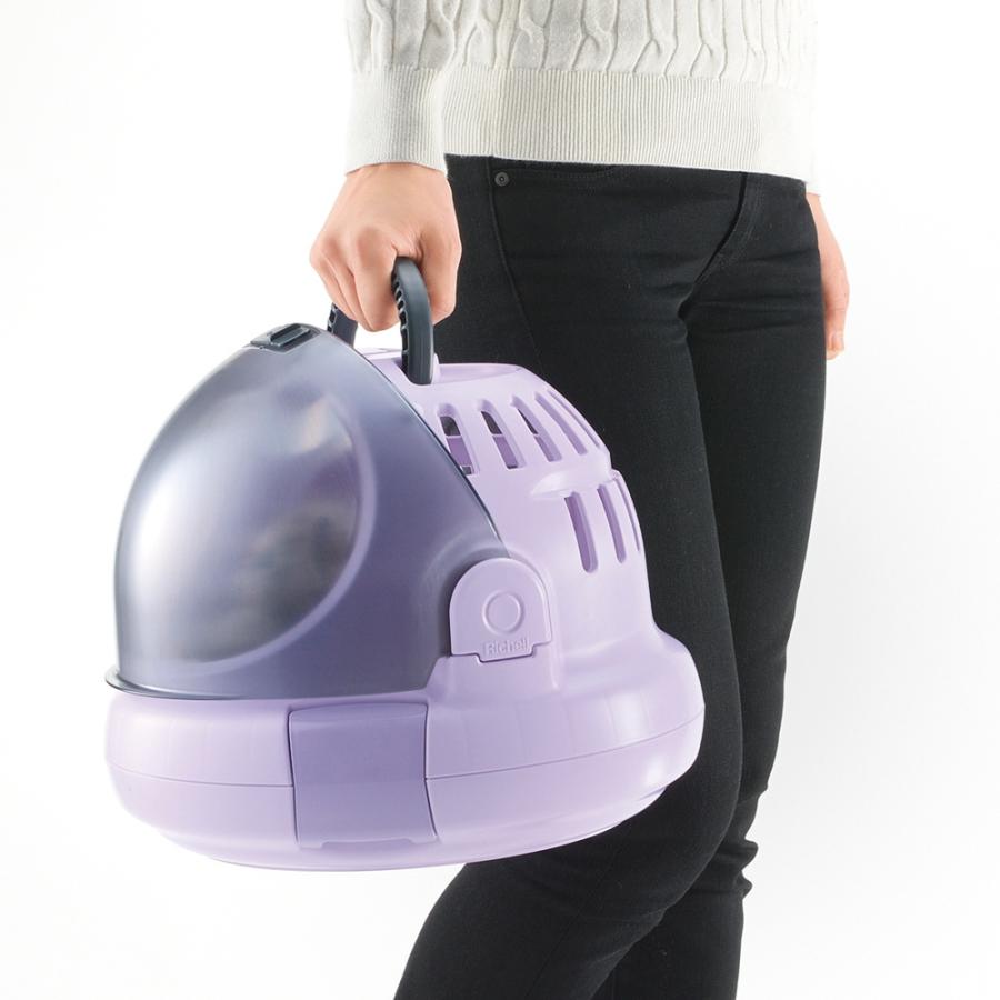 猫 キャリーバッグ コロル おでかけネコベッド S ケース  防災 避難 ハウス ドーム 持ち運び リッチェル | リッチェル | 04