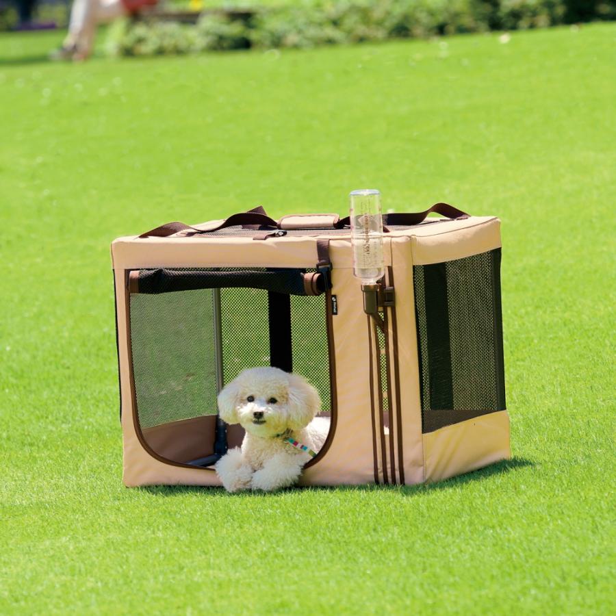 ペットケージ 折りたたみ たためる3WAYペットケージ 640  キャリー ドライブ 防災グッズ リッチェル | リッチェル | 12