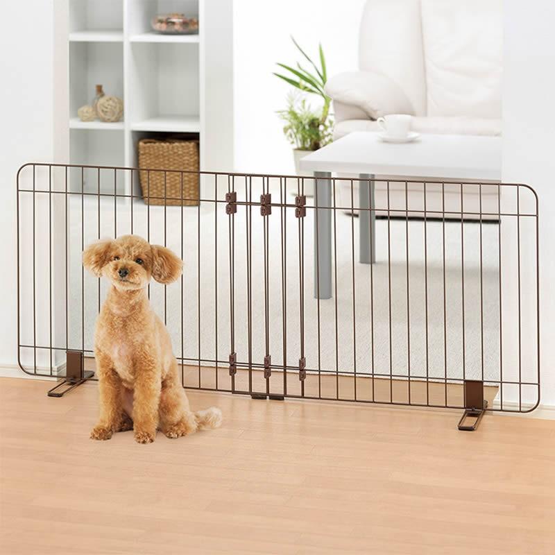 ペット ゲート 伸縮スタンド簡易ペットゲート 90-120 柵 フェンス 室内 犬 置くだけ 幅 120cm リッチェル | リッチェル | 02