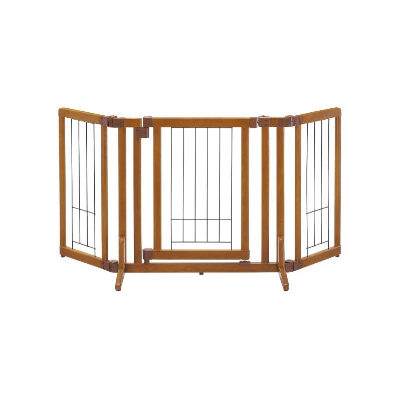 ペット用 木製おくだけドア付ゲート S 犬用 柵 置くだけ フェンス 室内 リッチェル 公式 | リッチェル | 01