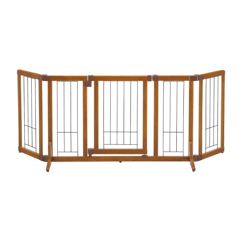 ペット用 木製おくだけドア付ゲート M 犬用 柵 置くだけ フェンス 室内 リッチェル 公式 | リッチェル | 01