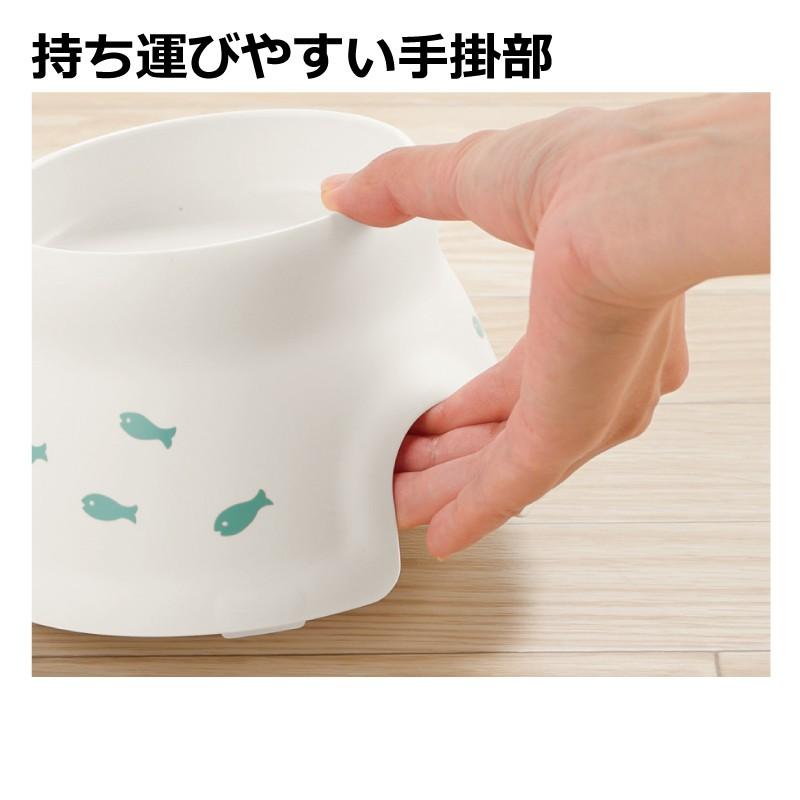 猫 食器 こぼれにくい 脚付キャットディッシュ SS リッチェル  餌入れ 猫用 フードボウル ボウル ごはん台 | リッチェル | 05