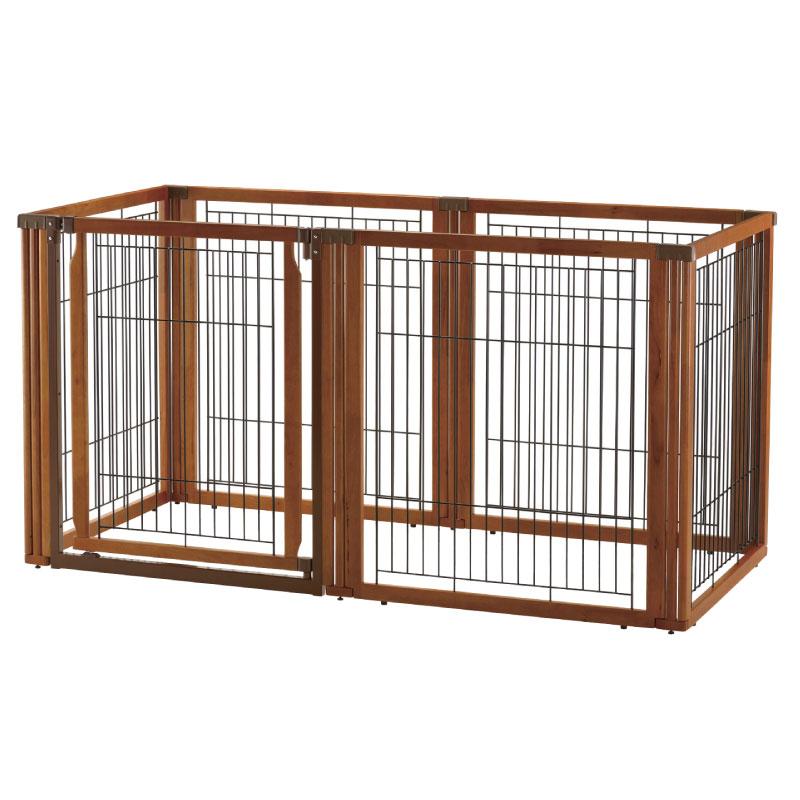 ペットサークル ペット用 木製3WAYサークル 6面90H ペットゲート 犬用 フェンス  室内 犬 リッチェル | リッチェル | 01