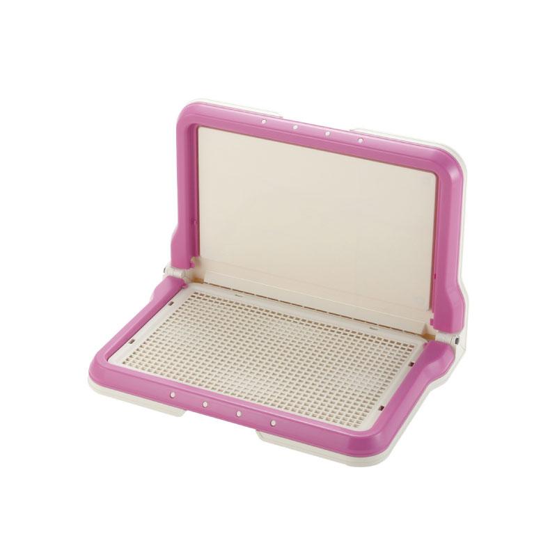 犬トイレ トレー しつけ用ステップ L型トレー レギュラー  リッチェル しつけ ペット用トイレ 犬用 マット | リッチェル | 02