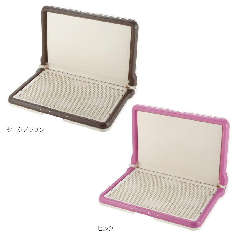 犬トイレ トレー しつけ用ステップ L型トレー ワイド リッチェル しつけ ペット用トイレ 犬用 マット | リッチェル | 05